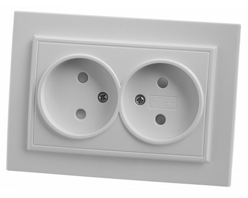 Рамка для двойной розетки Stekker PST10-9013 39053 Рамка для двойной розетки Stekker PST10-9013 39053