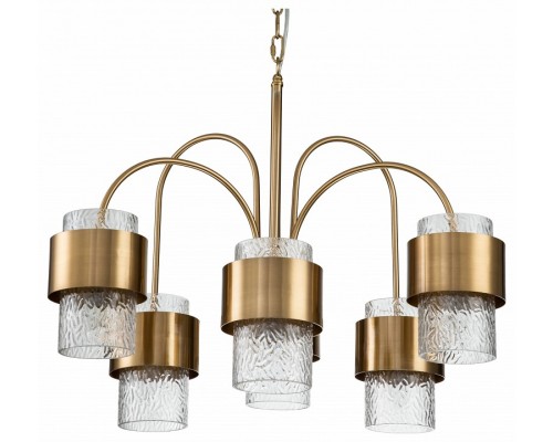 Подвесная люстра Indigo Eleganza 12019/A/6P Brass Подвесная люстра Indigo Eleganza 12019/A/6P Brass