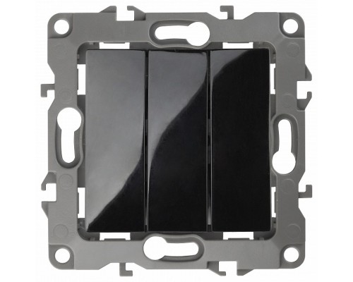 Выключатель трехклавишный без рамки Эра Эра 12 12-1107-06