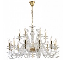Подвесная люстра Newport ANNABELLE 8576+12/C gold polished