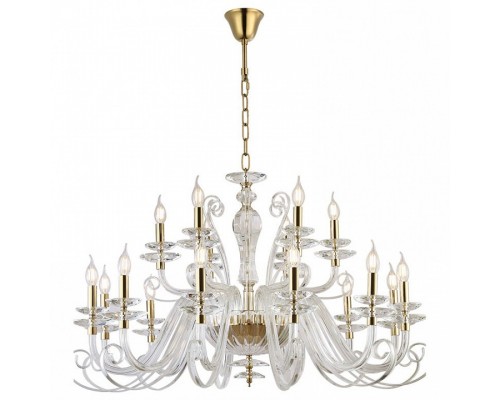 Подвесная люстра Newport ANNABELLE 8576+12/C gold polished