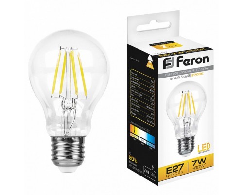 Лампа светодиодная Feron LB-57 E27 7Вт 2700K 25569
