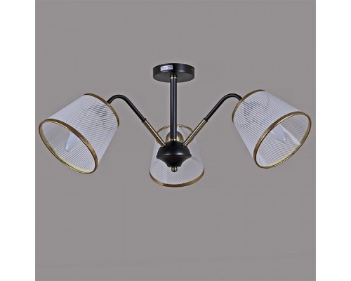 Люстра на штанге ILLUMICO  IL0344-3CSQ-79 BK AB
