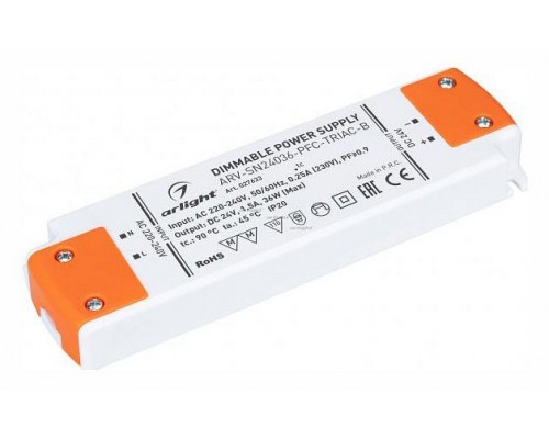 Блок питания Arlight ARV-SN24036-PFC-TRIAC-B 027633 Блок питания Arlight ARV-SN24036-PFC-TRIAC-B 027633