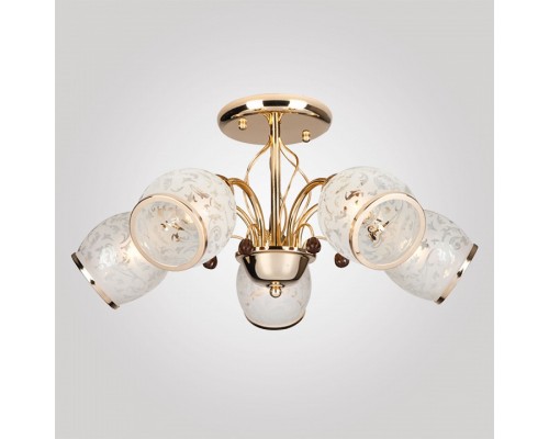 Люстра на штанге Eurosvet Gabriella 30026/5 золото