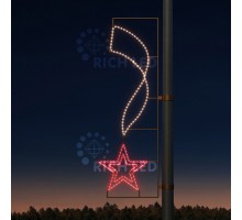 Панно световое День Победы RL-KN-9-6 RL-KN-9-6-R-WW