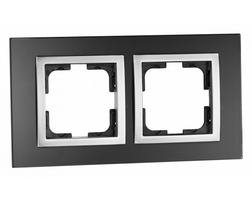 Рамка на 2 поста Mono Electric Style Glass 107-720000-161 Рамка на 2 поста Mono Electric Style Glass 107-720000-161