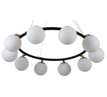 Подвесная люстра LUMINA DECO Modica LDP 6032-10 BK+MD