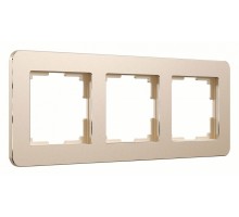 Рамка на 3 поста Werkel Platinum (шампань) W0032611
