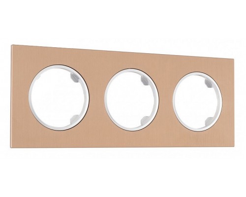 Рамка на 3 поста Arte Milano am-502.11 502.11-3.brown Рамка на 3 поста Arte Milano am-502.11 502.11-3.brown