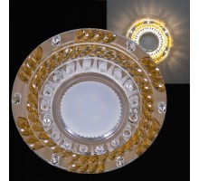 Встраиваемый светильник 22092-9.0-001PL MR16+LED3W CL+GD