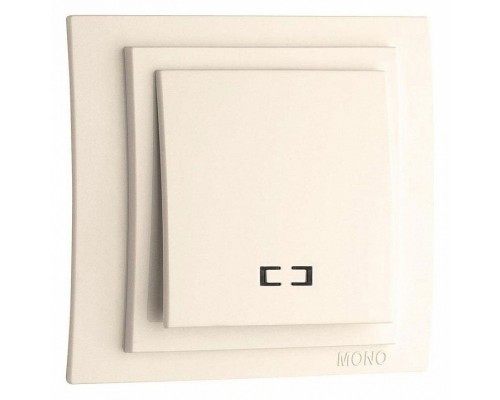 Выключатель одноклавишный с подсветкой Mono Electric Larissa 103-010125-101 Выключатель одноклавишный с подсветкой Mono Electric Larissa 103-010125-101