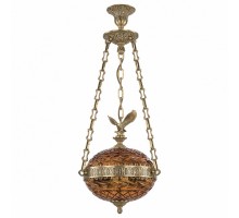 Подвесной светильник Bohemia Ivele Crystal 7100 71000P/30 FP Amber/M-1F FE1M