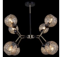 Люстра на штанге ILLUMICO  IL0268-8PSQ-79 BK AB