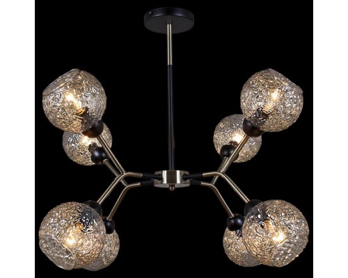 Люстра на штанге ILLUMICO  IL0268-8PSQ-79 BK AB