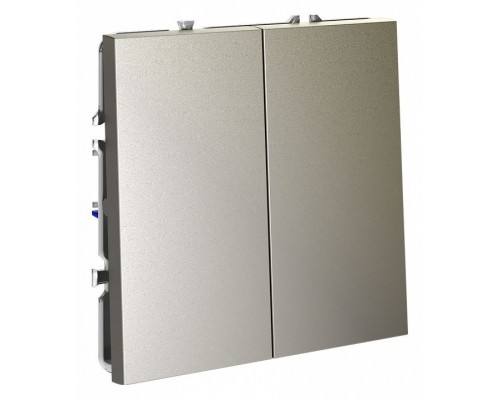 Выключатель двухклавишный без рамки Voltum S70 VLS020604 Выключатель двухклавишный без рамки Voltum S70 VLS020604