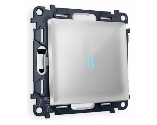 Выключатель проходной одноклавишный с подсветкой Ambrella Volt Quant MA402040