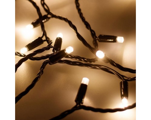 Гирлянда нить [10 м] String ARD-STRING-CLASSIC-10000-BLACK-100LED-FLASH WARM (230V, 7W)