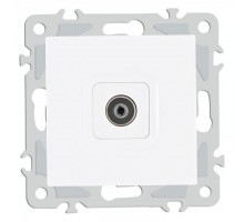 ТВ-розетка без рамки Arte Milano am-206 206.43-1.white