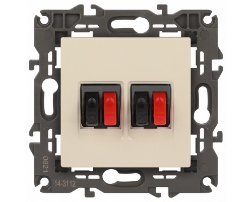 Розетка акустическая без рамки Эра Эра Elegance 14-3112-02