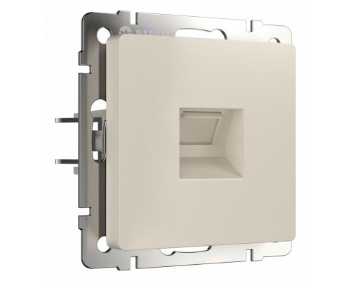 Розетка Ethernet RJ-45 без рамки Werkel айвори матовый W1181062 Розетка Ethernet RJ-45 без рамки Werkel айвори матовый W1181062