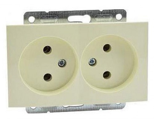 Розетка двойная, без рамки Mono Electric Despina / Larissa 500-001705-121 Розетка двойная, без рамки Mono Electric Despina / Larissa 500-001705-121