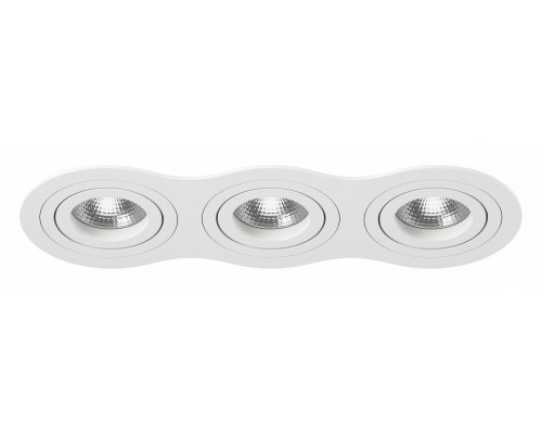 Встраиваемый светильник Lightstar Intero 16 triple round i636060606 Встраиваемый светильник Lightstar Intero 16 triple round i636060606