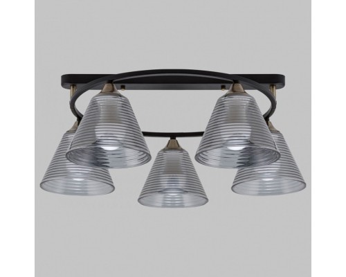 Потолочная люстра Imex MD.5948 MD.5948-5-S-BK+AB Потолочная люстра Imex MD.5948 MD.5948-5-S-BK+AB