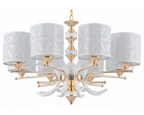 Подвесная люстра Arte Milano Florentia-2097 302097/8 Wh/Gd Подвесная люстра Arte Milano Florentia-2097 302097/8 Wh/Gd