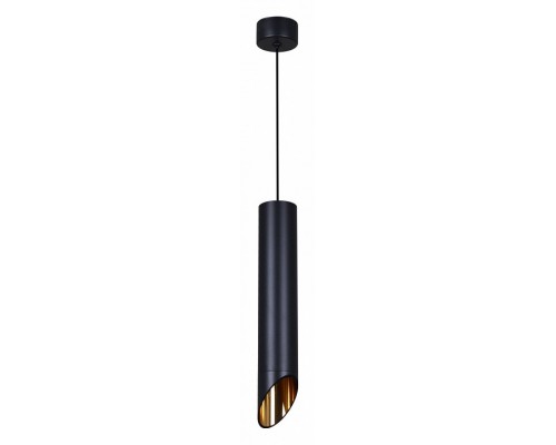 Подвесной светильник Reluce Technical 16007 16007-0.9-001LD 300mm GU10 BK+GD Подвесной светильник Reluce Technical 16007 16007-0.9-001LD 300mm GU10 BK+GD