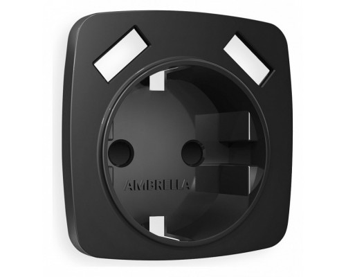 Накладка для розетки с заземлением и со шторками и 2хUSB type A Ambrella Volt Quant OP8090 Накладка для розетки с заземлением и со шторками и 2хUSB type A Ambrella Volt Quant OP8090
