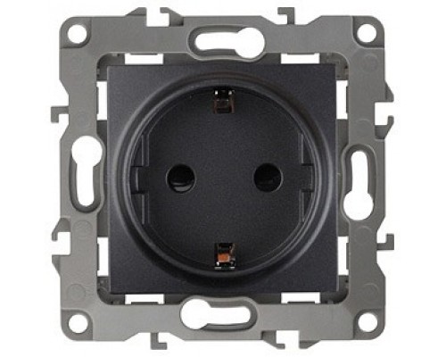 Розетка с заземлением, без рамки Эра Эра 12 12-2001-05