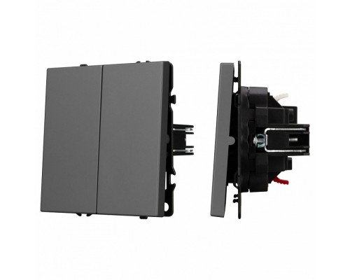 Выключатель двухклавишный без рамки Arlight SWT 054254