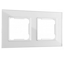 Рамка на 2 поста Arte Milano am-503.02 503.02-2.silver