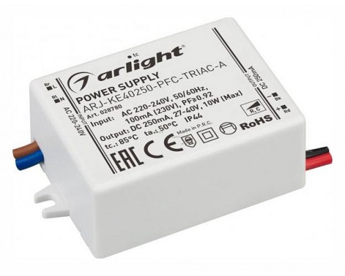 Блок питания Arlight ARJ-KE40250-PFC-TRIAC-A 028780 Блок питания Arlight ARJ-KE40250-PFC-TRIAC-A 028780