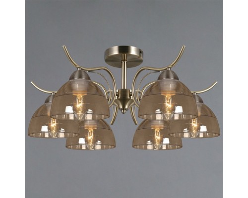 Люстра на штанге ILLUMICO AREZZO IL0733-6CSQ-25 AB AREZZO