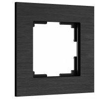 Рамка на 1 пост Werkel AluMax черный алюминий W0013508