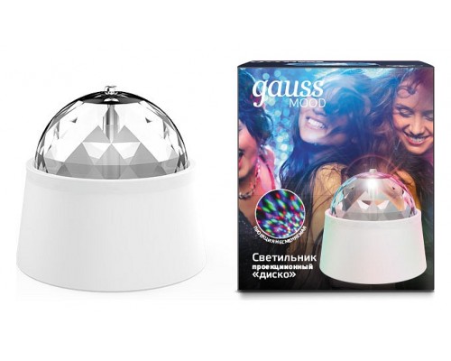 Ночник портативный Gauss диско DIY0021 Ночник портативный Gauss диско DIY0021