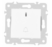 Кнопка звонка для жалюзи с подсветкой без рамки Arte Milano 203 203.37-1.white