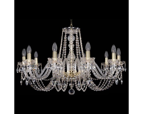 Подвесная люстра Bohemia Ivele Crystal 1402 1402/10/300/G Подвесная люстра Bohemia Ivele Crystal 1402 1402/10/300/G