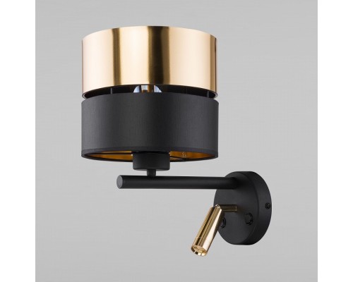Бра с подсветкой TK Lighting Hilton 10434 Hilton Black Gold Бра с подсветкой TK Lighting Hilton 10434 Hilton Black Gold