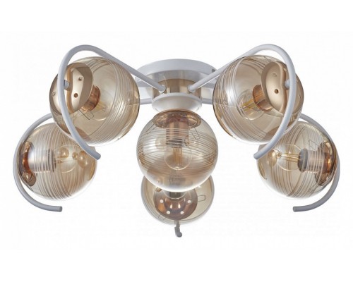Потолочная люстра Arte Milano AMALFI-326208 326208/5+1 WH+FG Потолочная люстра Arte Milano AMALFI-326208 326208/5+1 WH+FG