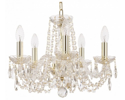 Подвесная люстра Bohemia Ivele Crystal 1402 1402/5/141/G Подвесная люстра Bohemia Ivele Crystal 1402 1402/5/141/G