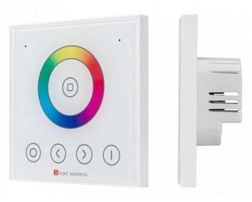 Панель-регулятора цвета RGB роторный встраиваемый Arlight COMFORT 029931 Панель-регулятора цвета RGB роторный встраиваемый Arlight COMFORT 029931