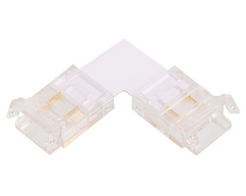 Соединитель лент угловой жесткий Wolta  WLS-2PIN-10MM-MONO-L