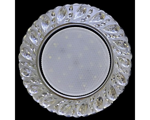 Встраиваемый светильник 53412-1 53412-9.0-001PL GX53+LED4W CL