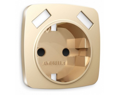 Накладка для розетки с заземлением и со шторками и 2хUSB type A Ambrella Volt Quant OP6090 Накладка для розетки с заземлением и со шторками и 2хUSB type A Ambrella Volt Quant OP6090