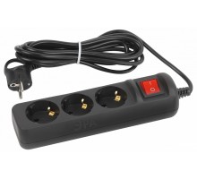 Удлинитель с выключателем Эра  UX-3es-5m-B