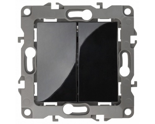 Переключатель перекрестный двухклавишный без рамки Эра Эра 12 12-1112-06