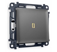 Выключатель проходной одноклавишный с подсветкой Ambrella Volt Quant MA652030